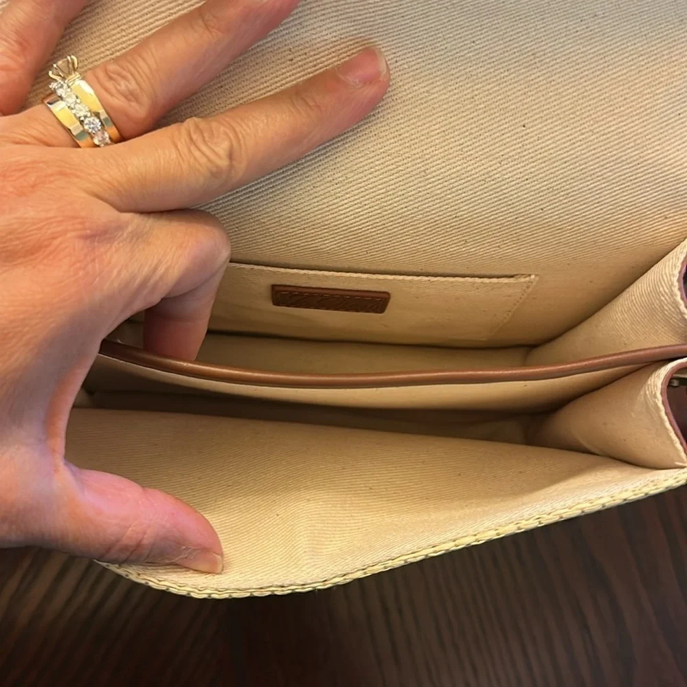 Copenhagen Satchel Bag in Straw - J. Crew NWOT